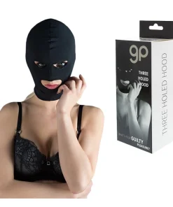 Sexy shop Le Pon Pon Maschera con 3 buchi nero