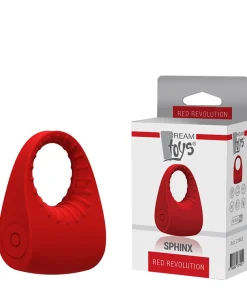 Sexy shop Le Pon Pon Anello vibrante SPHINX ricaricabile rosso