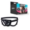 Sexy shop Le Pon Pon Lock on strap con imbracatura nera