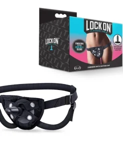 Sexy shop Le Pon Pon Lock on strap con imbracatura nera