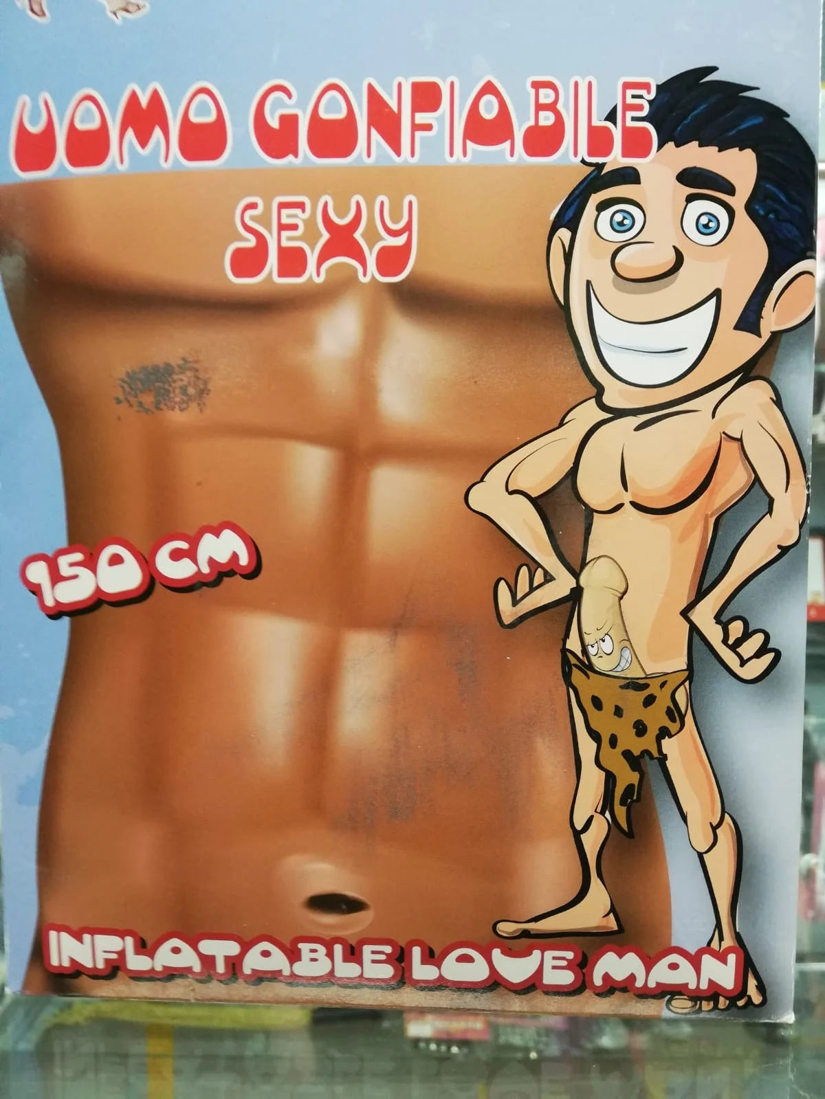 Sexy shop Le Pon Pon Uomo gonfiabile