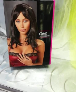 Sexy shop Le Pon Pon parrucca lunga nera