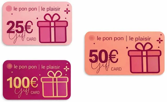 Gift Card Esclusiva – Le Pon Pon & Le Plaisir