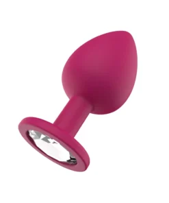 Gem Butt Plug - L - Fucsia