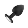 Gem Butt Plug - L - Nero