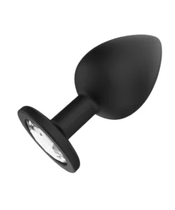 Gem Butt Plug - L - Nero